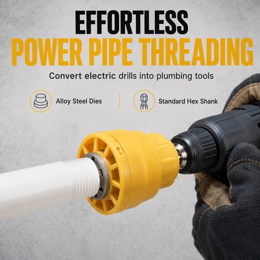 🔧 Electric Drill Pipe Threader Adapter Set – Practical & Efficient 🛠️