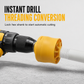 🔧 Electric Drill Pipe Threader Adapter Set – Practical & Efficient 🛠️