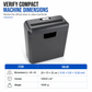 🖨️ Mini Electric Paper Shredder – Compact & Convenient for Home and Office ✨