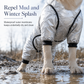 🔥⏰Full Coverage Waterproof Dog Winter Jumpsuit Fleece Lined Thick Warm Four Legged Coat🐾