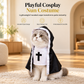 ⏰Funny Pet Nun Costume for Cats and Small Dogs Cosplay Outfit for Dress Up and Photo Props🐱✝️