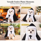 ⏰Funny Pet Nun Costume for Cats and Small Dogs Cosplay Outfit for Dress Up and Photo Props🐱✝️