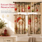 🎄 Christmas Kitchen Curtains Set – Festive & Cozy Holiday Decor ❤️✨