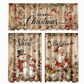🎄 Christmas Kitchen Curtains Set – Festive & Cozy Holiday Decor ❤️✨