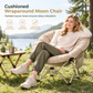 🏕️ Oversized Folding Camping Moon Chair – Extra Comfort & Sturdy Support ✨🪑
