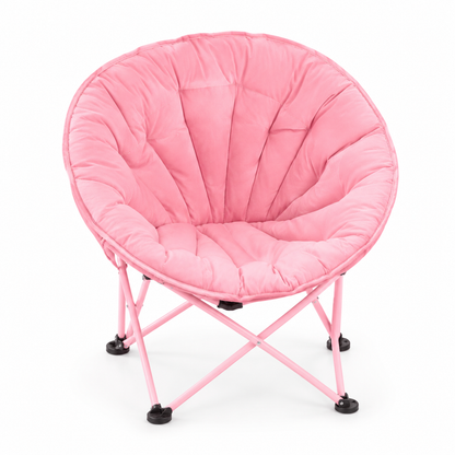 🏕️ Oversized Folding Camping Moon Chair – Extra Comfort & Sturdy Support ✨🪑