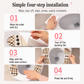 ⏰Electrostatic Toilet Seat Cushions – Traceless Stick-On Pads, 1 Pair