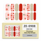 ✨ Christmas Glitter Nail Wraps – Waterproof, luminous & nail file included ✨