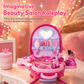 ✨ Kids’ Pretend Makeup Vanity Suitcase – Transformable, Rolling, Safe 🩷