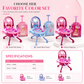 ✨ Kids’ Pretend Makeup Vanity Suitcase – Transformable, Rolling, Safe 🩷
