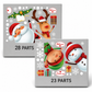 ❄️ Christmas PVC Static Window Clings – Glue-Free & Reusable 🎅✨