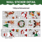 ❄️ Christmas PVC Static Window Clings – Glue-Free & Reusable 🎅✨