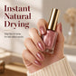 ✨ Quick-Dry Metallic Mirror Nail Polish – Rose Gold Shine & Glossy Finish 💅🌹