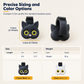 ⏰Car Headrest Hook: Cat Design, Heavy-Duty Bag Hanger, Universal Fit, No Tools