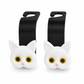 ⏰Car Headrest Hook: Cat Design, Heavy-Duty Bag Hanger, Universal Fit, No Tools