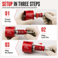 ⚙️ Quick-Release Hole Saw Arbor – Core Ejection Mandrel for Faster, Tidier Hole Saw Changes 🔧