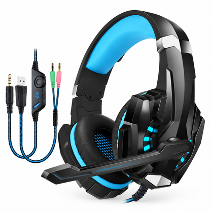 🎧 Over-Ear Gaming Headset with Microphone – Immersive Sound & Clear Communication 🎮✨
