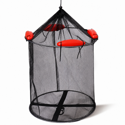 🐟 Floating Collapsible Keep Net – Anti-snag & coated for sea fishing ✨