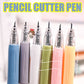 Gebrauchsmesser und Stift mit Cartoon-Muster