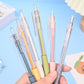 Gebrauchsmesser und Stift mit Cartoon-Muster