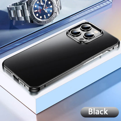 【Gift】Suitable für iPhone 14/15 Serie Metall Anti Drop Telefon Fall